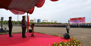 Wagub DKI Rano Karno Pimpin Apel Pelantikan Satlinmas
